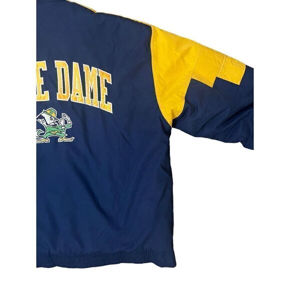 Logo 7 Vintage Notre Dame Fighting Irish Full Zip Jacket sz Large - Picture 6 of 7